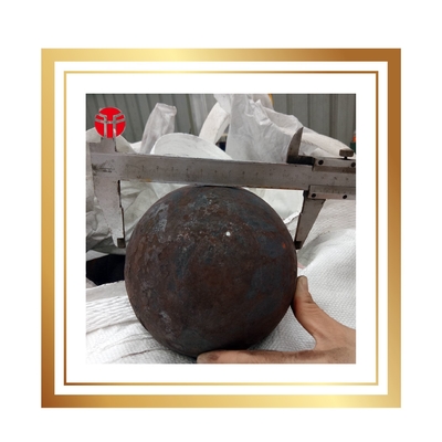 Slijtvaste Malende Media Ballen 65HRC 160mm Hoge Chrome Malende Media Ball Voor Mijnbouw