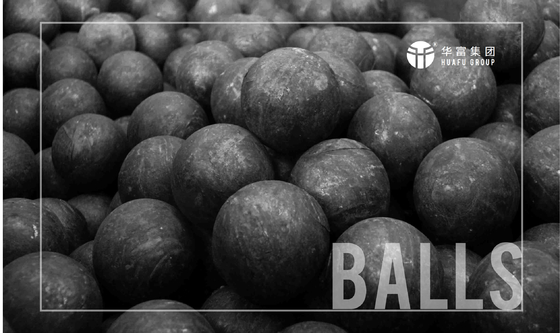 65HRC warmwalsen gesmede media slijpballen voor mijnbouw