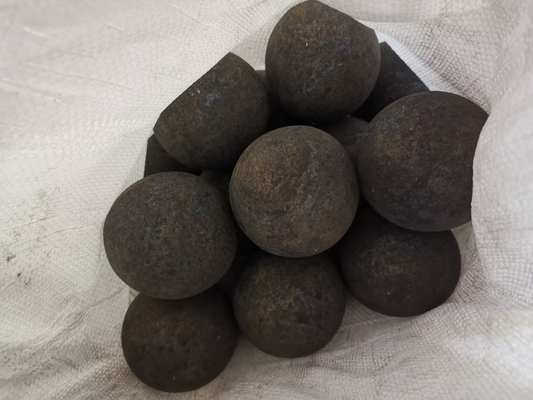 20 - 60mm Warmgewalst Malend de Koolstofmateriaal van Staalballen voor Zinkerts